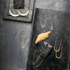 CRESCENT HOOP EARRING