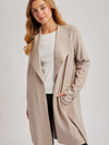 OPEN FRONT LONGLINE CARDIGAN
