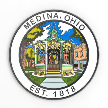 MEDINA GAZEBO ENAMEL MAGNET