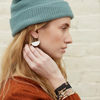 LUNAR HOOP EARRING