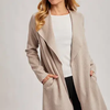 OPEN FRONT LONGLINE CARDIGAN