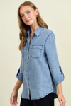 CHAMBRAY BUTTON DOWN SHIRT