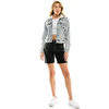 SWEATSHIRT  HOODED DENIM JACKET