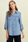 CHAMBRAY BUTTON DOWN SHIRT