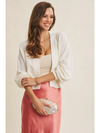 BALLOON SLEEVE CARDIGAN