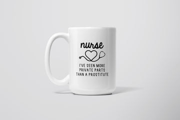NURSE PRIVATE PARTS MUG