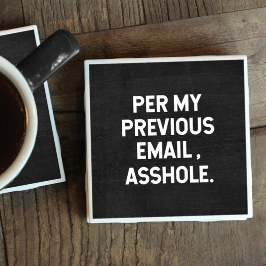 PREVIOUS EMAIL COASTER