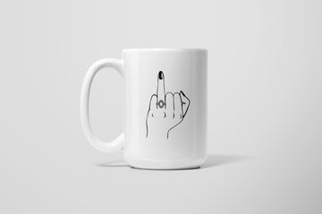 RING MIDDLE FINGER MUG