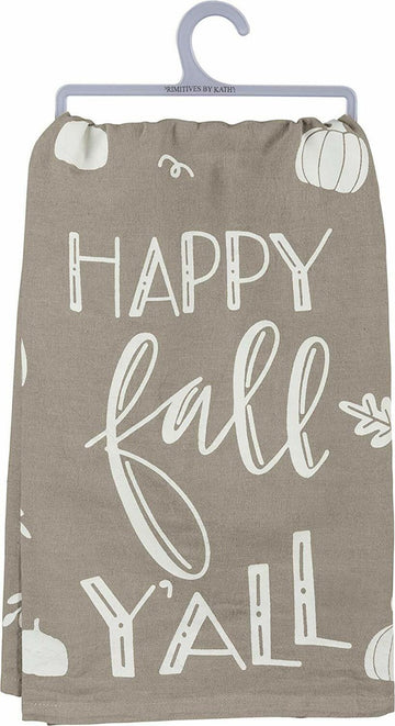 HAPPY FALL Y'ALL TOWEL