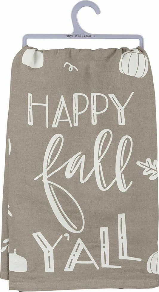HAPPY FALL Y'ALL TOWEL