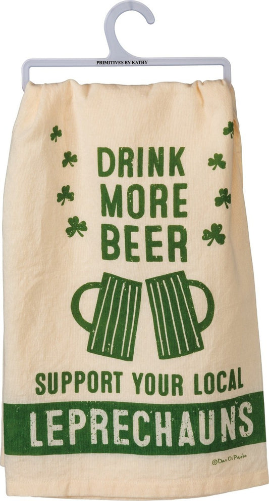 DRINK MORE BEER TOWEL