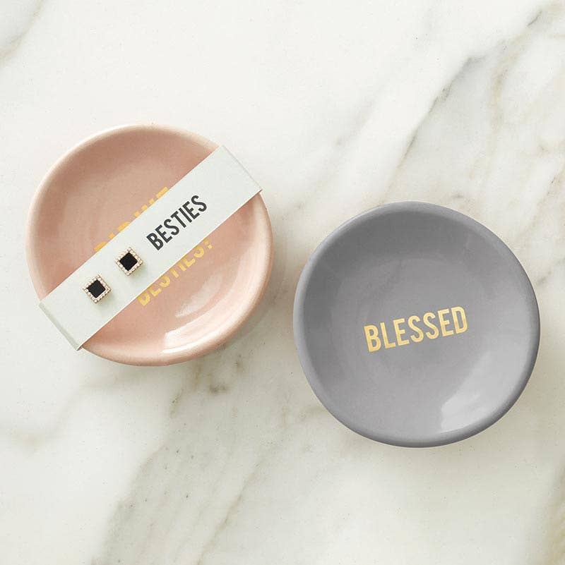 BLESSED RING DISH & EARRINGS
