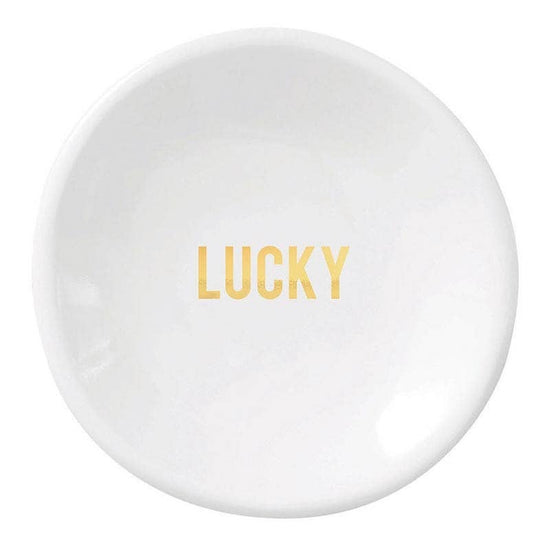 LUCKY RING DISH & EARRINGS