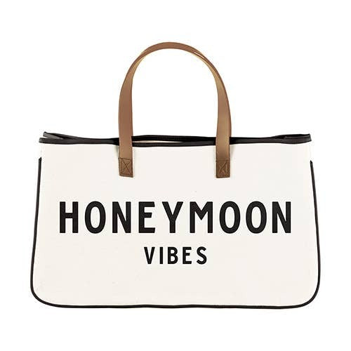HONEYMOON VIBES CANVAS TOTE