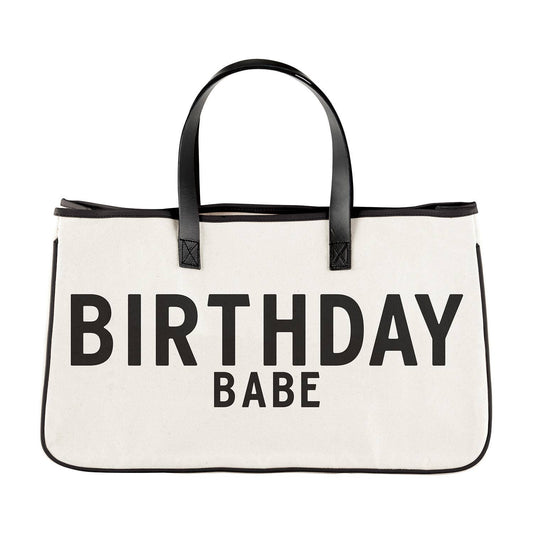 BIRTHDAY BABE CANVAS TOTE
