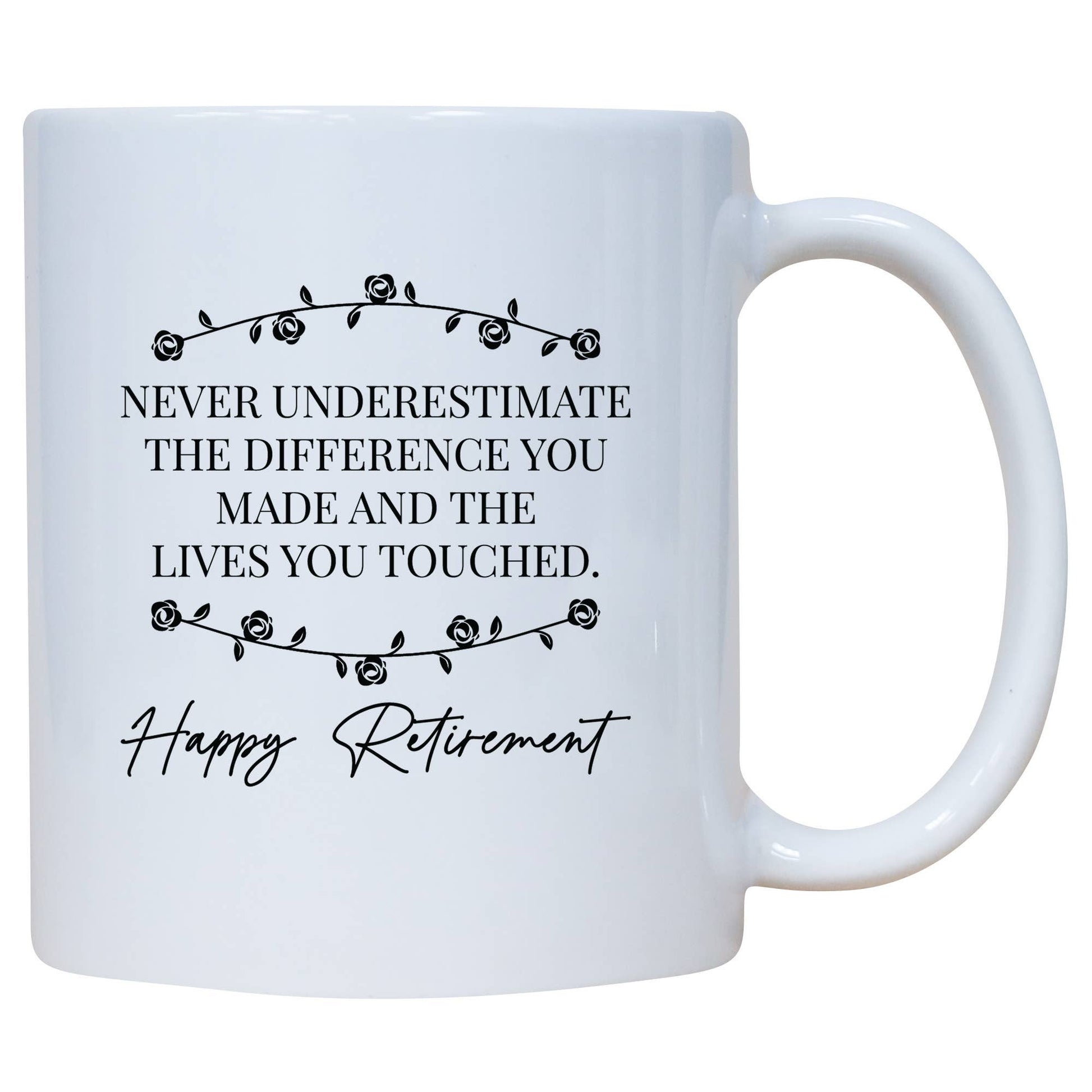 NEVER UNDERESTIMATE MUG