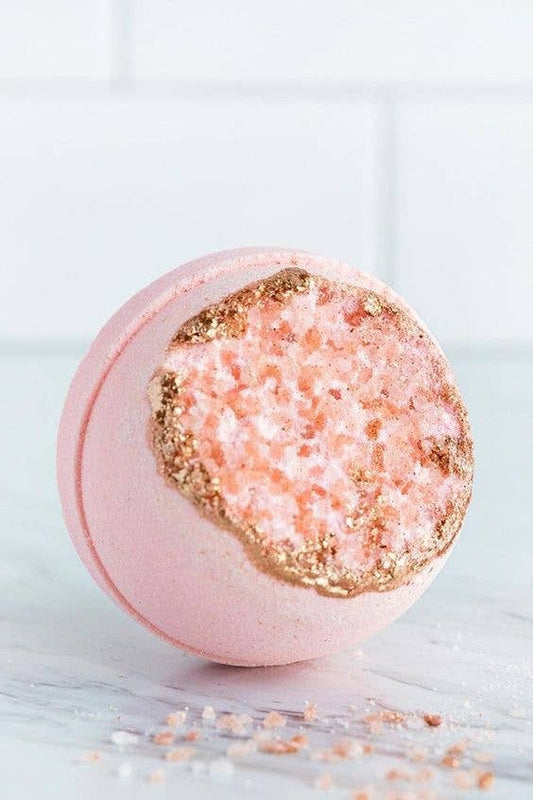 ROSE QUARTZ CRYSTAL GEODE