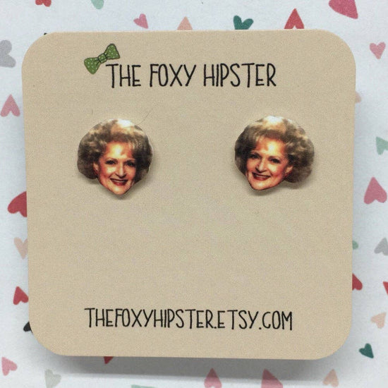 BETTY WHITE EARRINGS