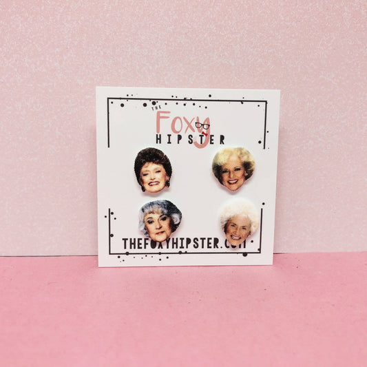 THE GOLDEN GIRLS CAST EARRINGS