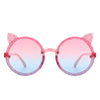 ROUND CAT EAR GLITTER SUNNIES