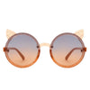 ROUND CAT EAR GLITTER SUNNIES