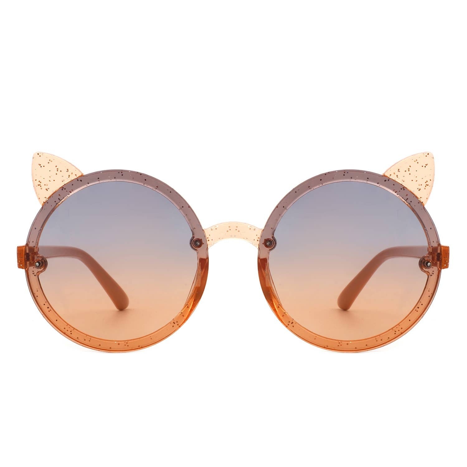 ROUND CAT EAR GLITTER SUNNIES
