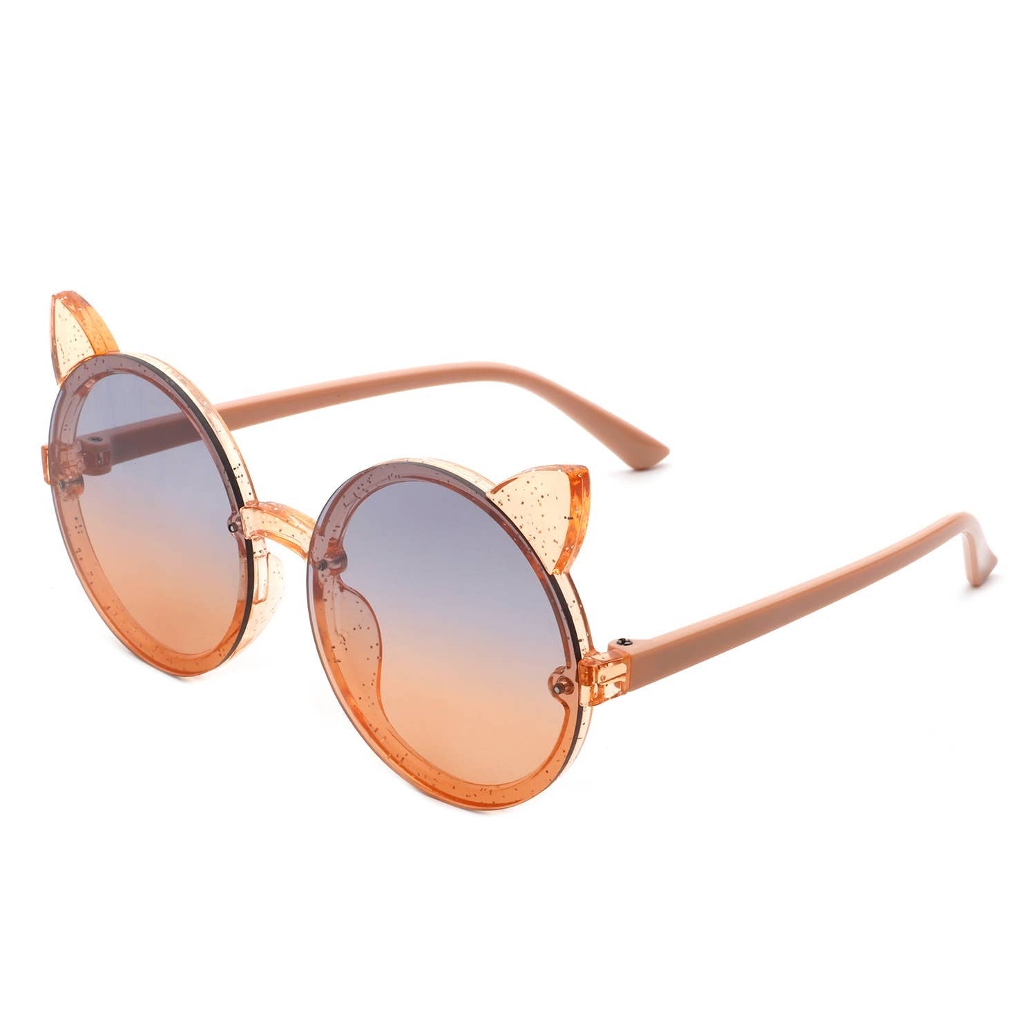 ROUND CAT EAR GLITTER SUNNIES