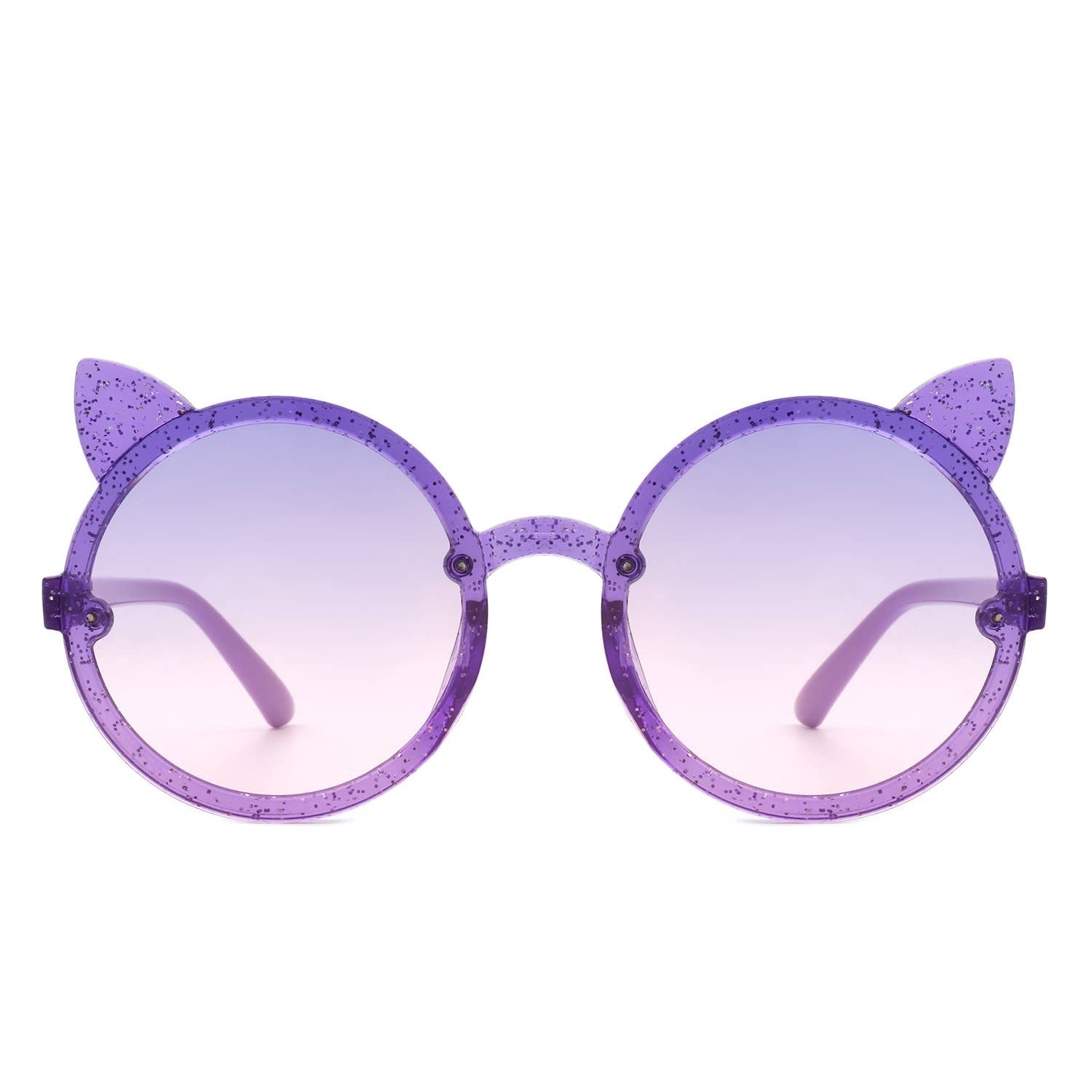 ROUND CAT EAR GLITTER SUNNIES