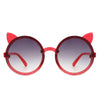 ROUND CAT EAR GLITTER SUNNIES