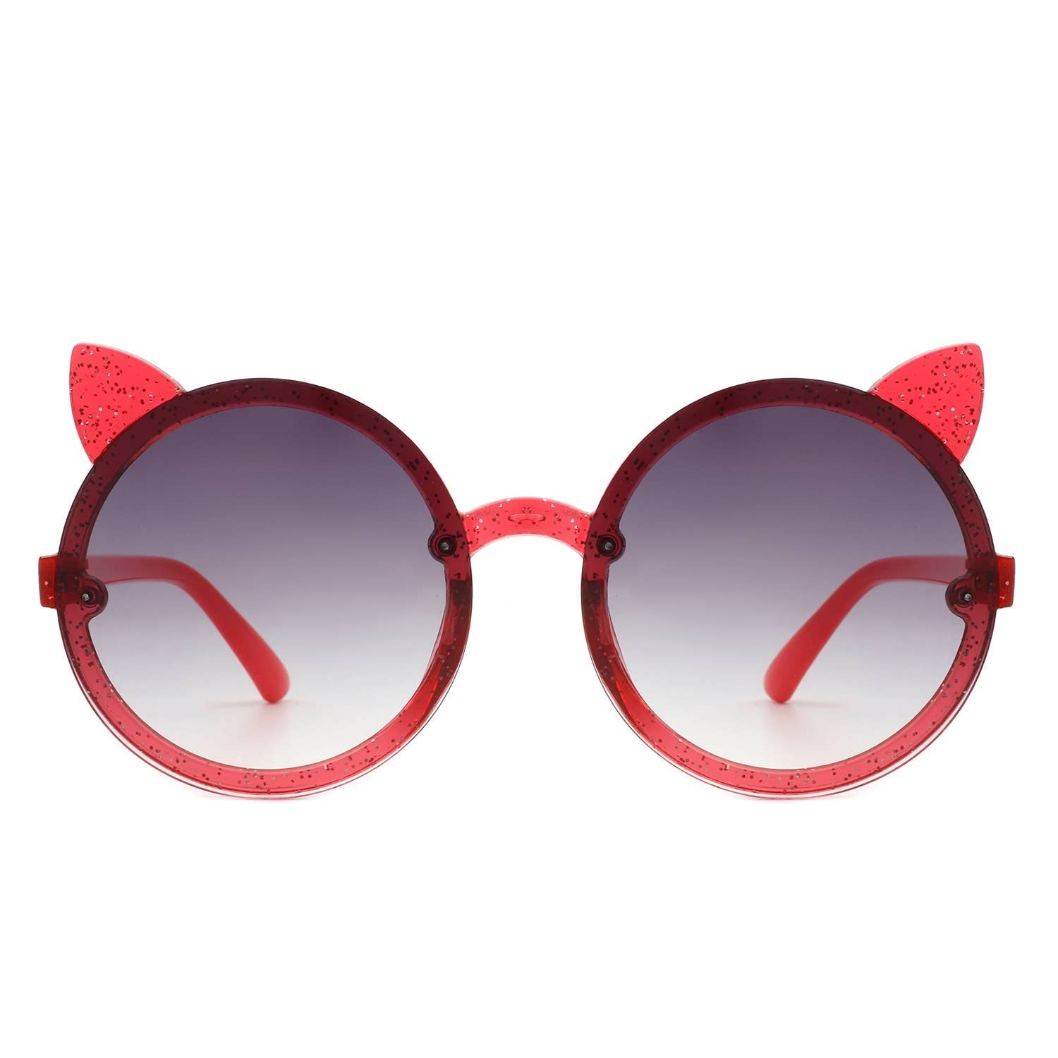 ROUND CAT EAR GLITTER SUNNIES