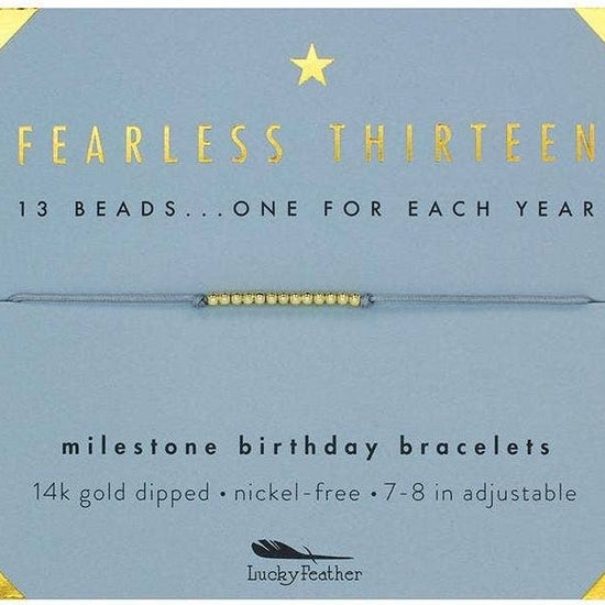 THIRTEEN MILESTONE BRACELET