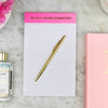 WILDLY OVERCOMMITTED NOTEPAD