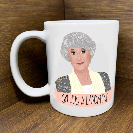 BEA HUG A LANDMINE MUG