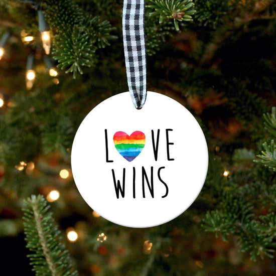 LOVE WINS ORNAMENT