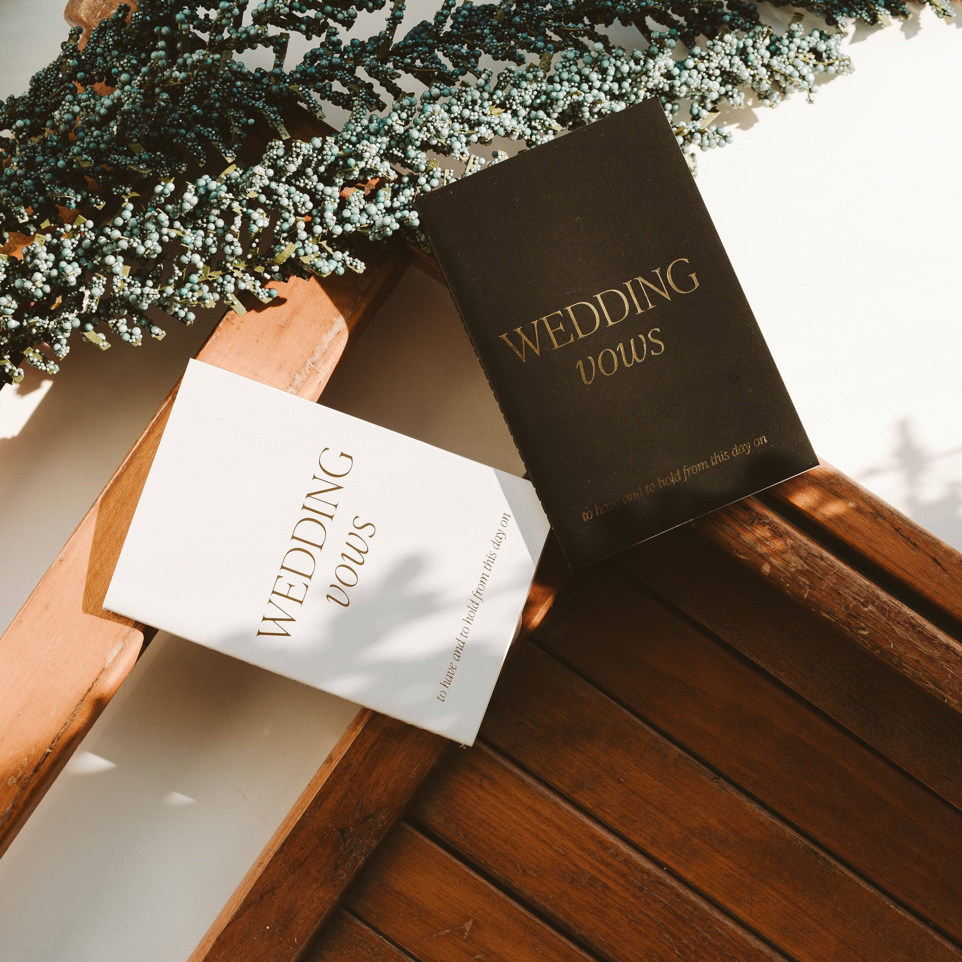 WEDDING VOWS BOOKLET SET