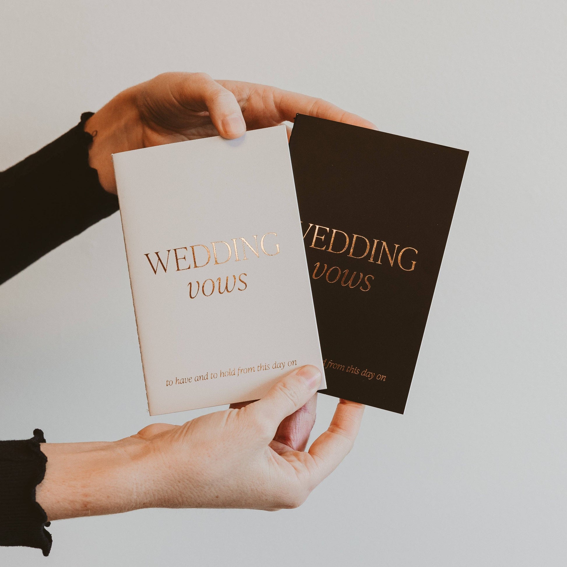 WEDDING VOWS BOOKLET SET