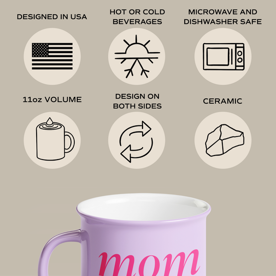 MOM LIFE CAMPFIRE MUG