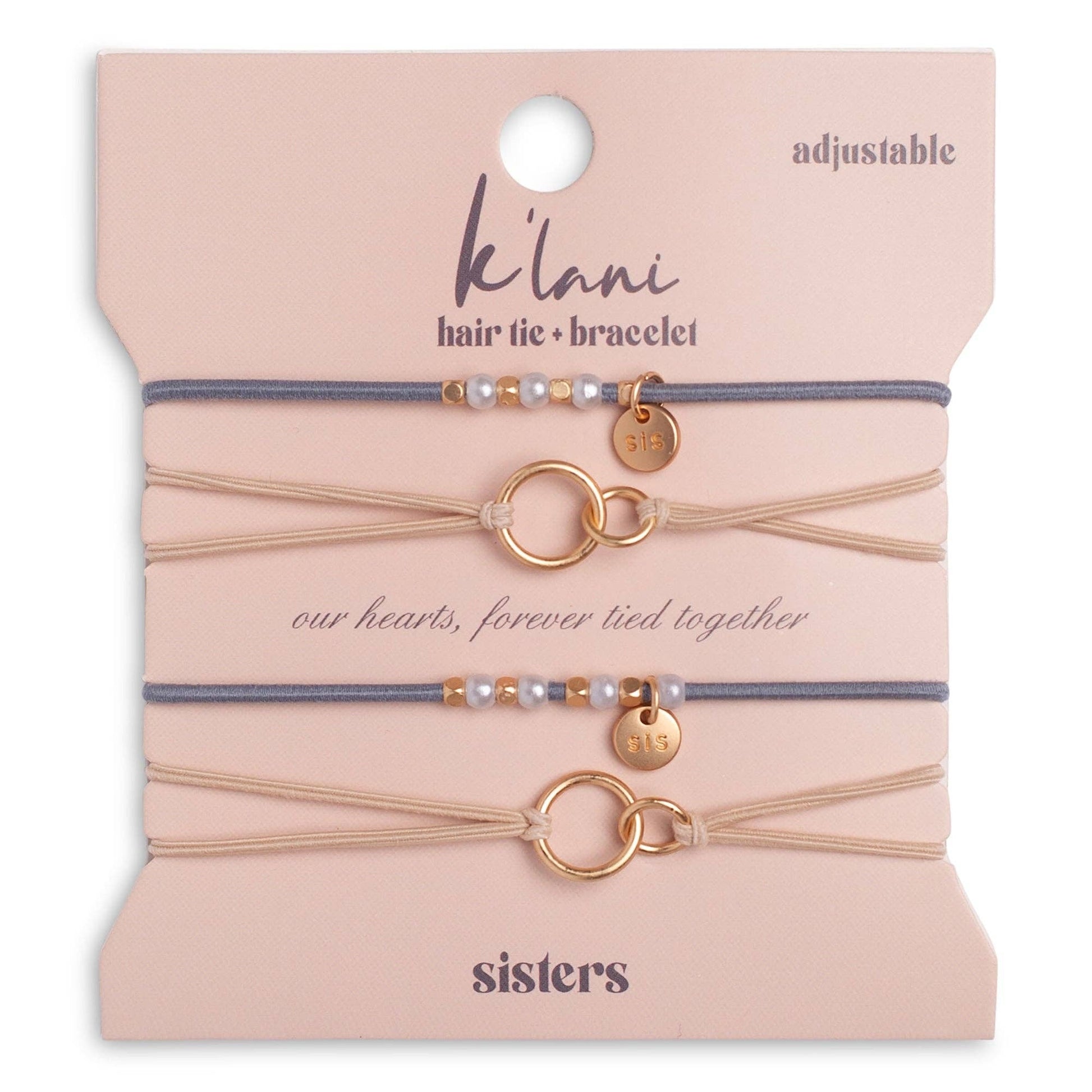 SISTERS HAIR TIE BRACELETS