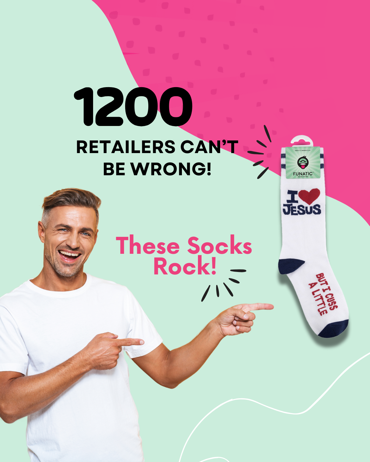 I LOVE JESUS SOCKS