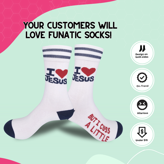 I LOVE JESUS SOCKS