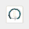 PRAY ON IT GREEN BRACELET