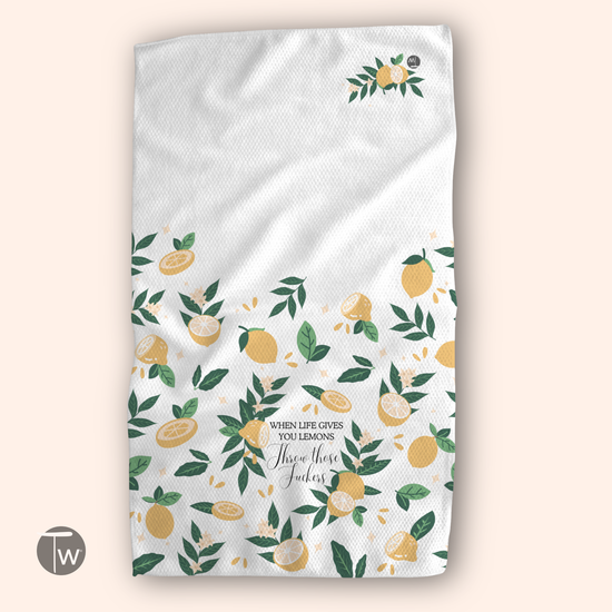 LIFE GIVES YOU LEMONS K TOWEL