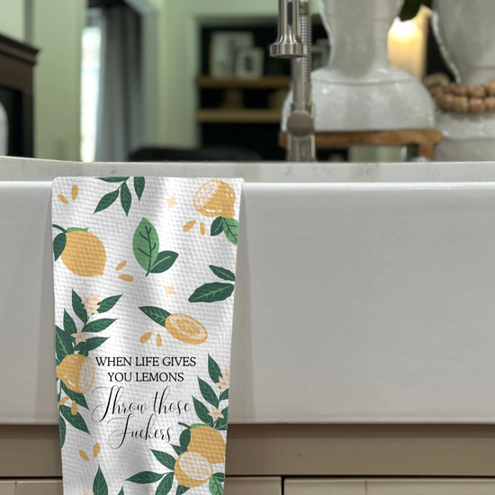 LIFE GIVES YOU LEMONS K TOWEL