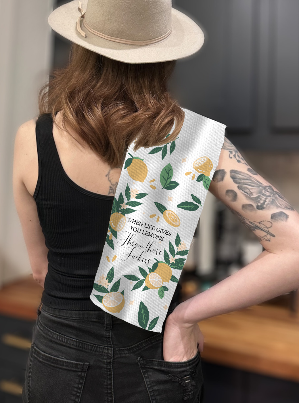 LIFE GIVES YOU LEMONS K TOWEL