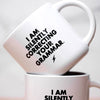 SILENTLY CORRECTING MUG