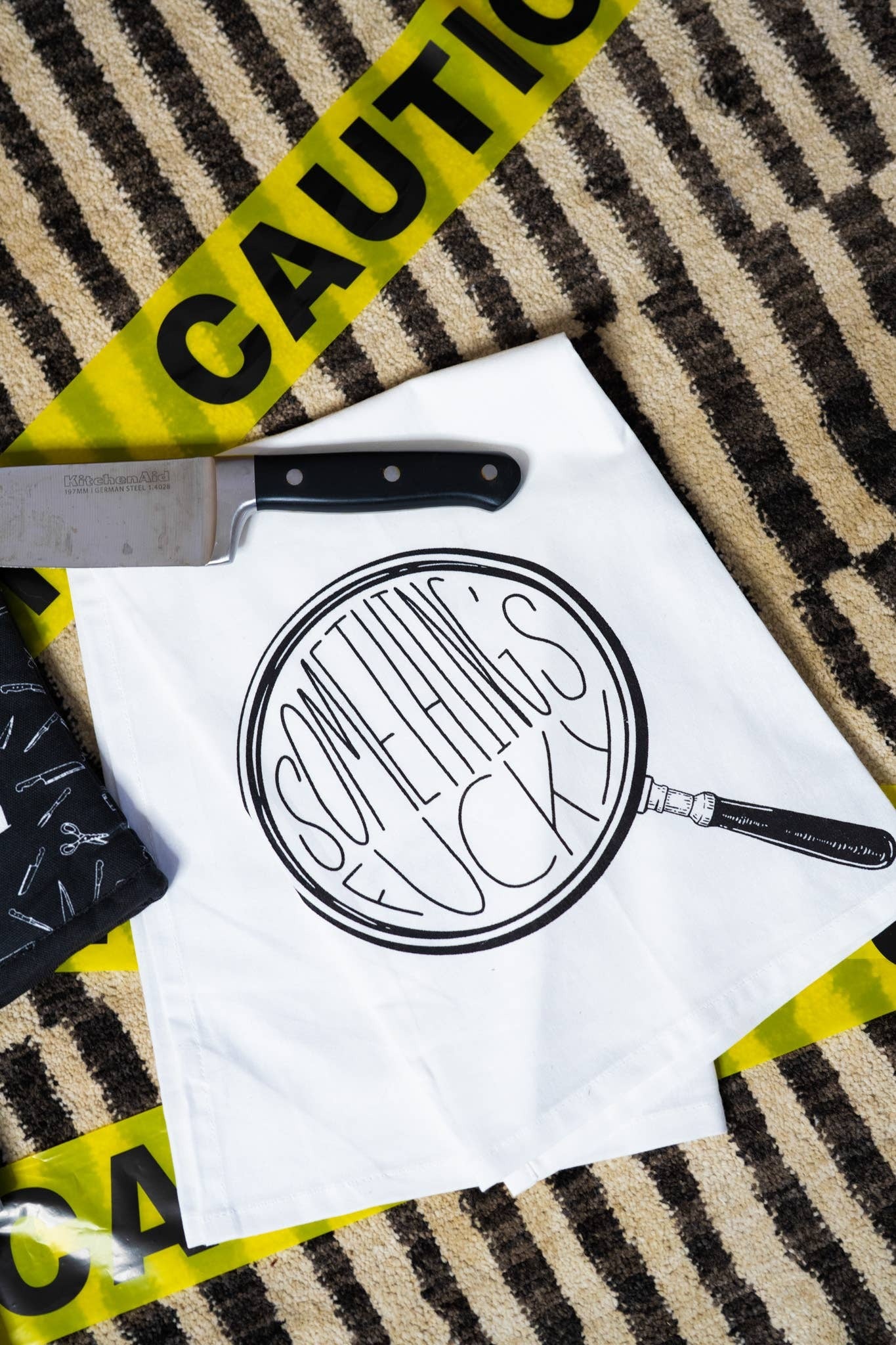 SOMETHING'S FUCKY KITCHEN TOWEL