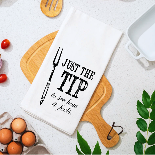 JUST THE TIP KITCHEN TOWEL