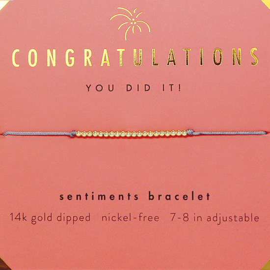CONGRATULATIONS BRACELET