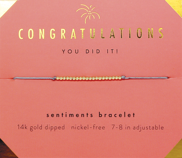 CONGRATULATIONS BRACELET