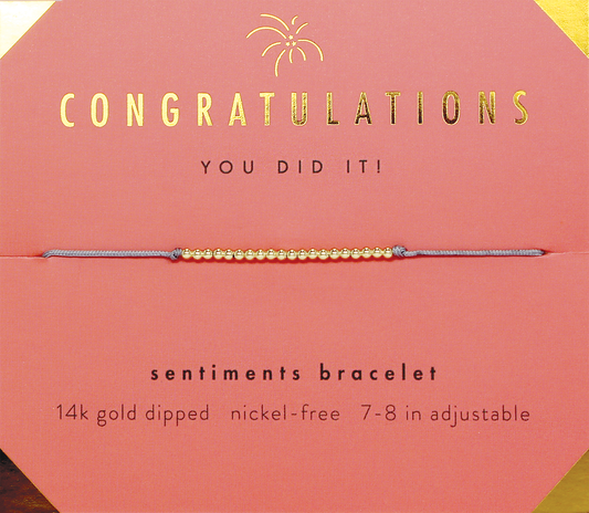 CONGRATULATIONS BRACELET